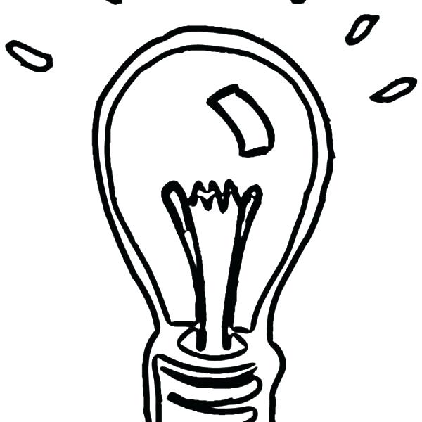 600x600 Christmas Light Bulb Coloring Pages
