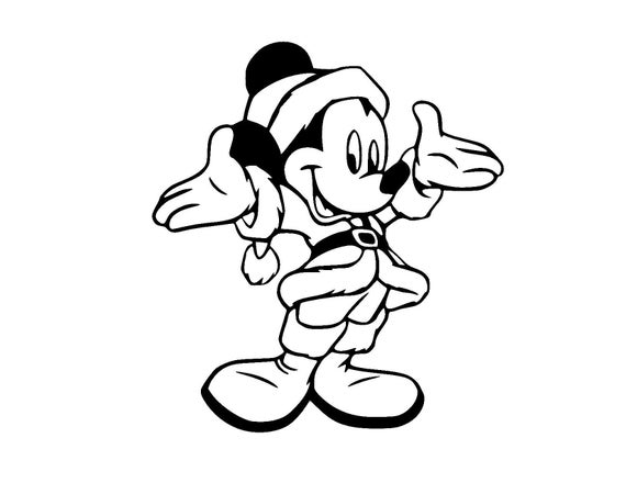 Christmas Mickey Mouse Drawing | Free download on ClipArtMag