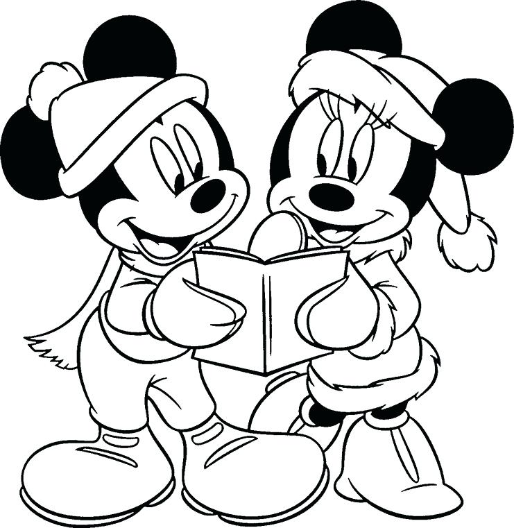 741x761 How To Draw Christmas Mickey Mouse Running