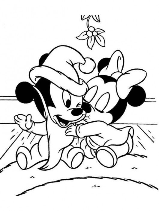 530x706 Disney Christmas Coloring Pages Holiday Coloring Pages Minnie