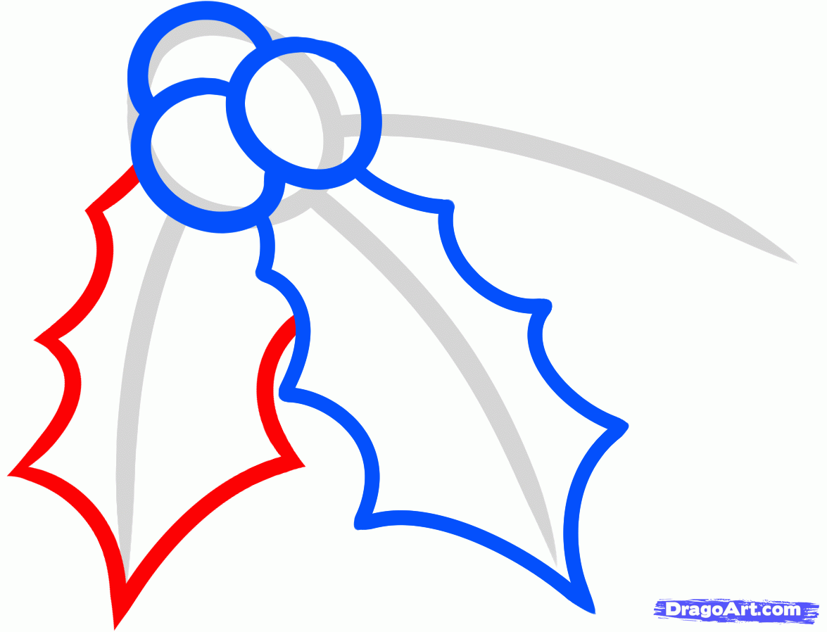 1175x898 Huge Collection Of 'easy Mistletoe Drawing' Download More Than