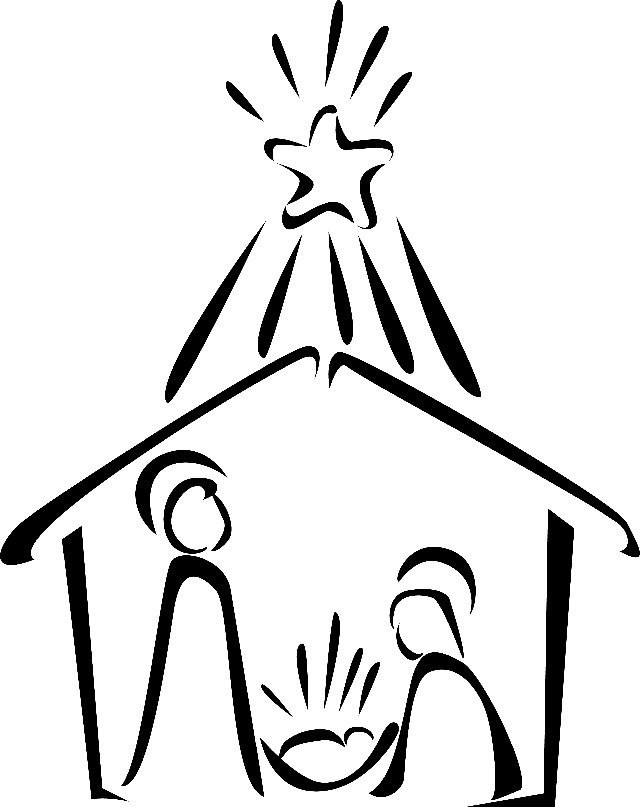 Christmas Nativity Drawings | Free download on ClipArtMag