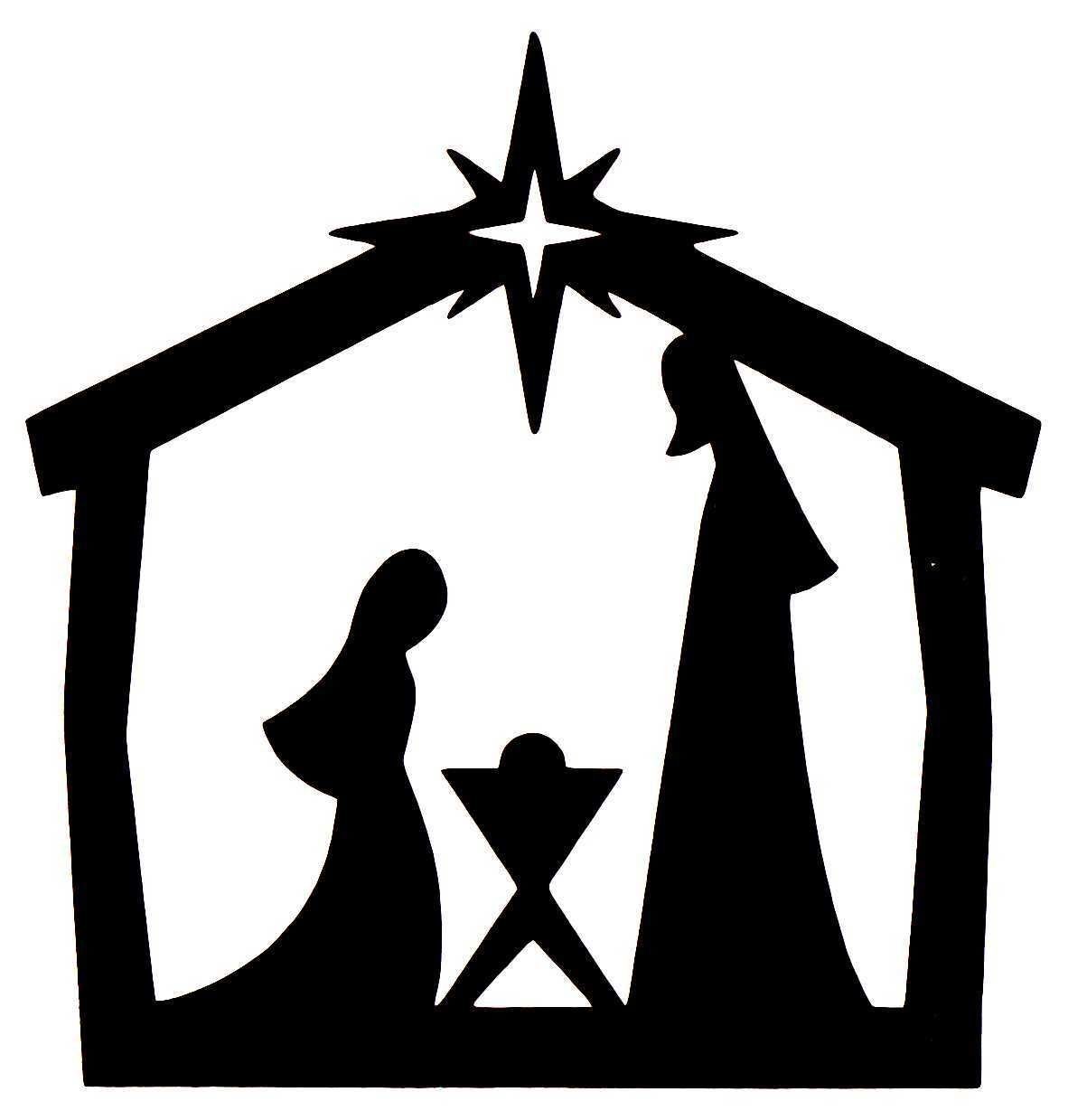1182x1239 Collection Of 'christmas Nativity Silhouette' Download More Than