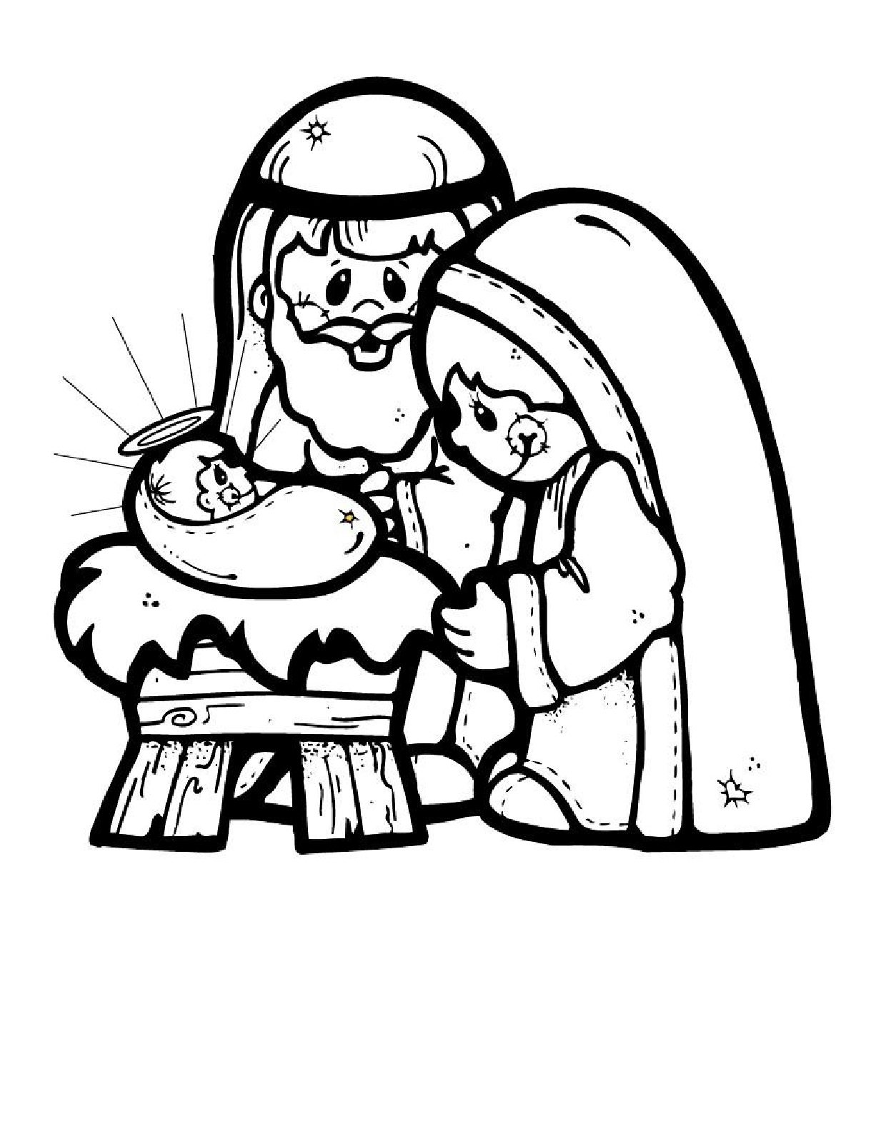 1240x1605 Coloring Pages Coloring Pages Nativity Scene