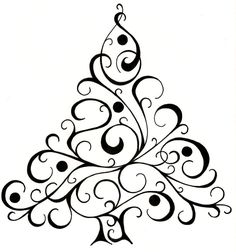 236x252 Drawn Christmas Ornaments Line Drawing