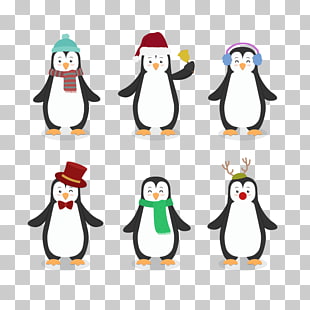 310x310 Penguin Bird Cartoon Drawing, Christmas Penguin Png Clipart Free
