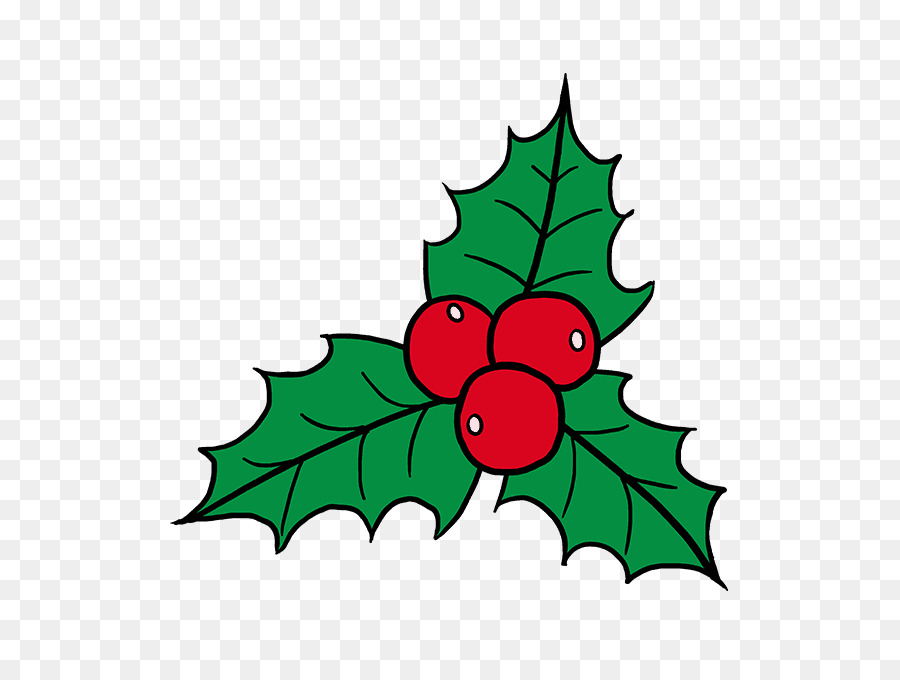 900x680 Clip Art Drawing Image Common Holly Christmas Day
