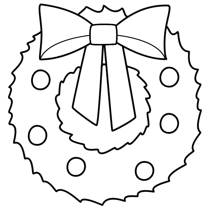 800x800 christmas wreath template to color scrapheap