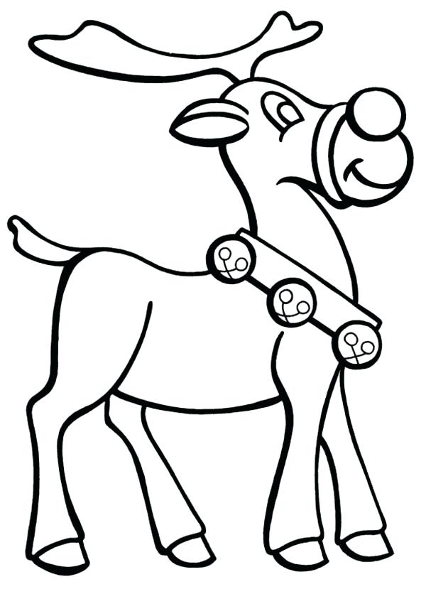 600x829 coloring pages of rudolph the red nosed reindeer drawing the red