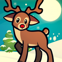 220x220 How To Draw How To Draw A Reindeer For Kids