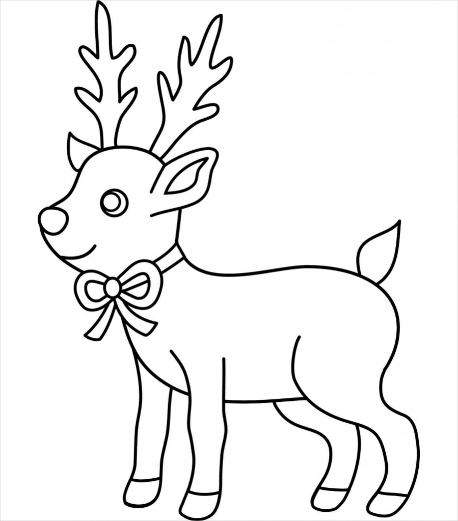 899x1023 Christmas Drawings Reindeer Fun For Christmas Halloween