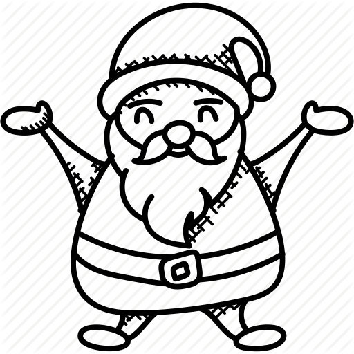 512x512 Collection Of Free Santa Drawing Creative Download On Ui Ex