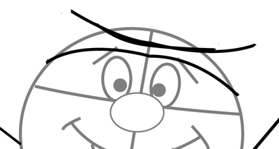 400x214 How To Draw Frosty The Snowman Step