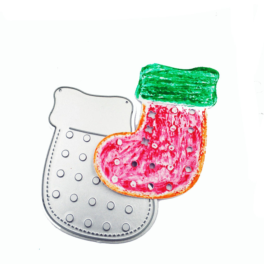 850x850 Detail Feedback Questions About New Arrival Xmas Socks Stamp Dies