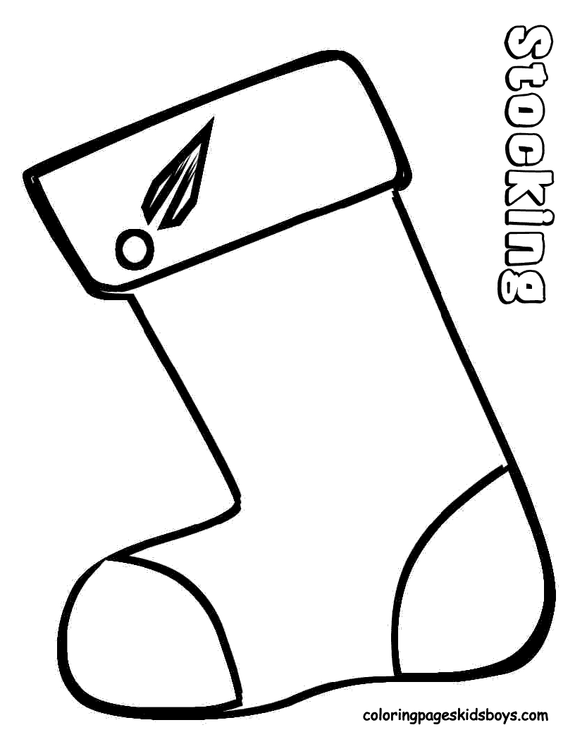 816x1056 Christmas Stocking Drawing At Getdrawings Com Free For Personal