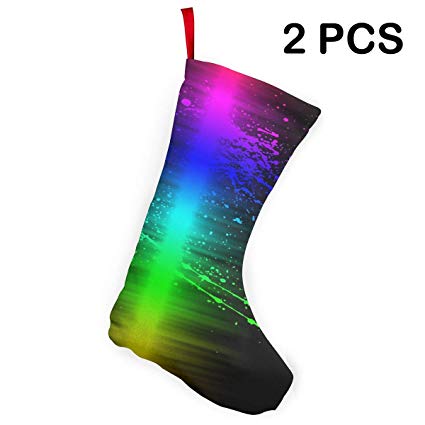 425x425 Yoigng Color Drawing Printed Christmas Socks Fun
