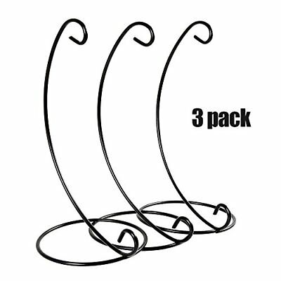 400x400 ornament display stand holder hangers tall black set