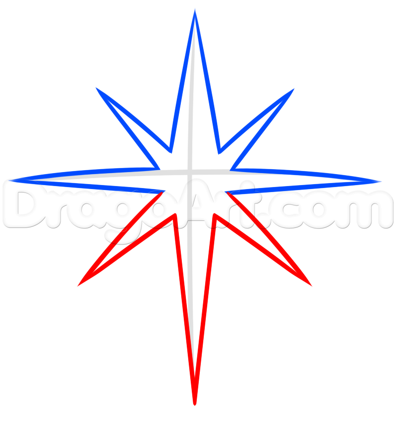 Christmas Star Drawing | Free download on ClipArtMag