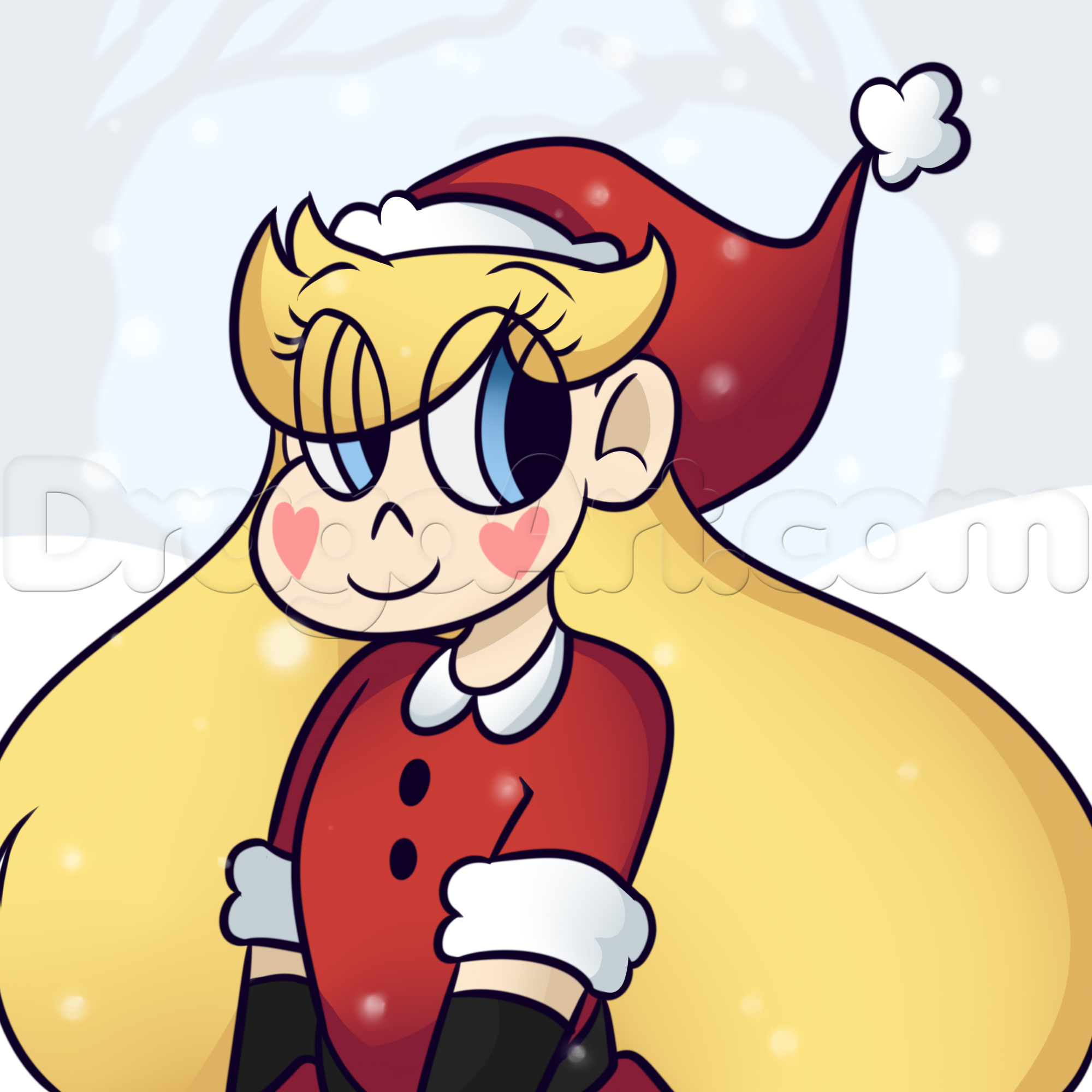 2000x2000 How To Draw Christmas Star Butterfly, Step