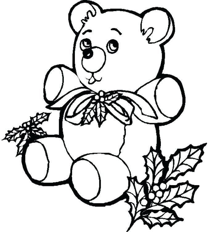 Christmas Teddy Bear Drawing | Free download on ClipArtMag