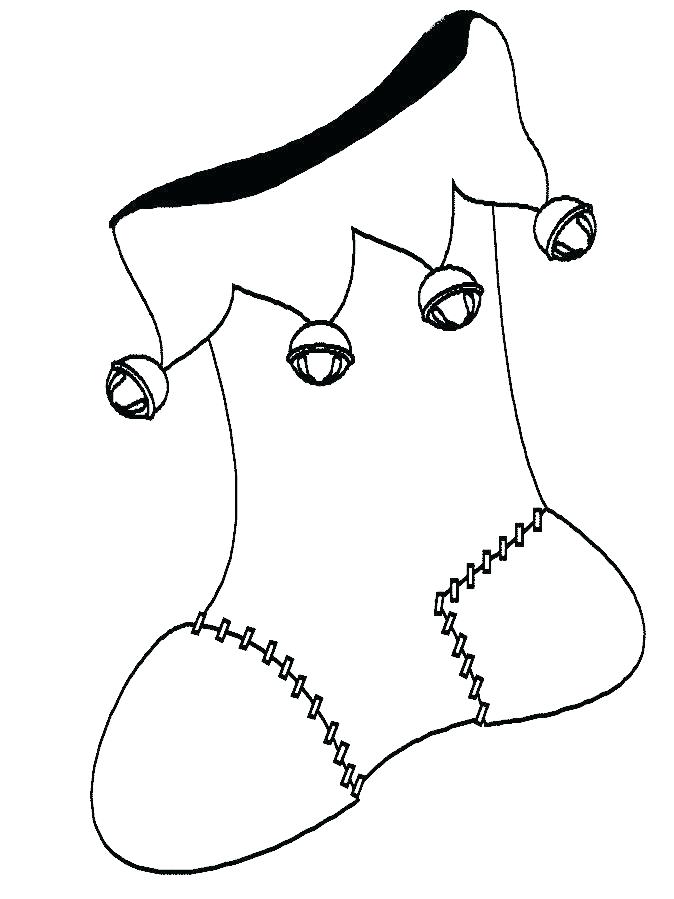674x899 Christmas Stocking Coloring Pages For Adults
