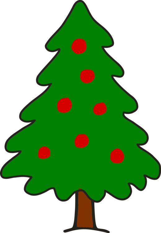 519x750 Clip Art Christmas Christmas Tree Drawing Cc0