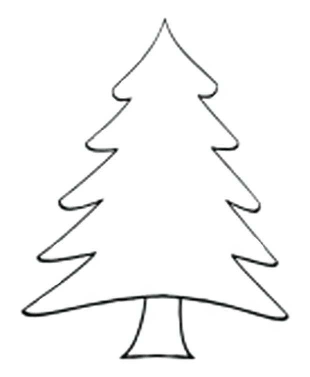 620x755 Drawing Of A Christmas Tree Christmas Tree Drawing Pictures