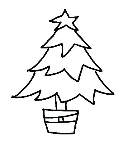 395x480 How To Draw And Decorate A Christmas Tree Photograph Draw A Tree