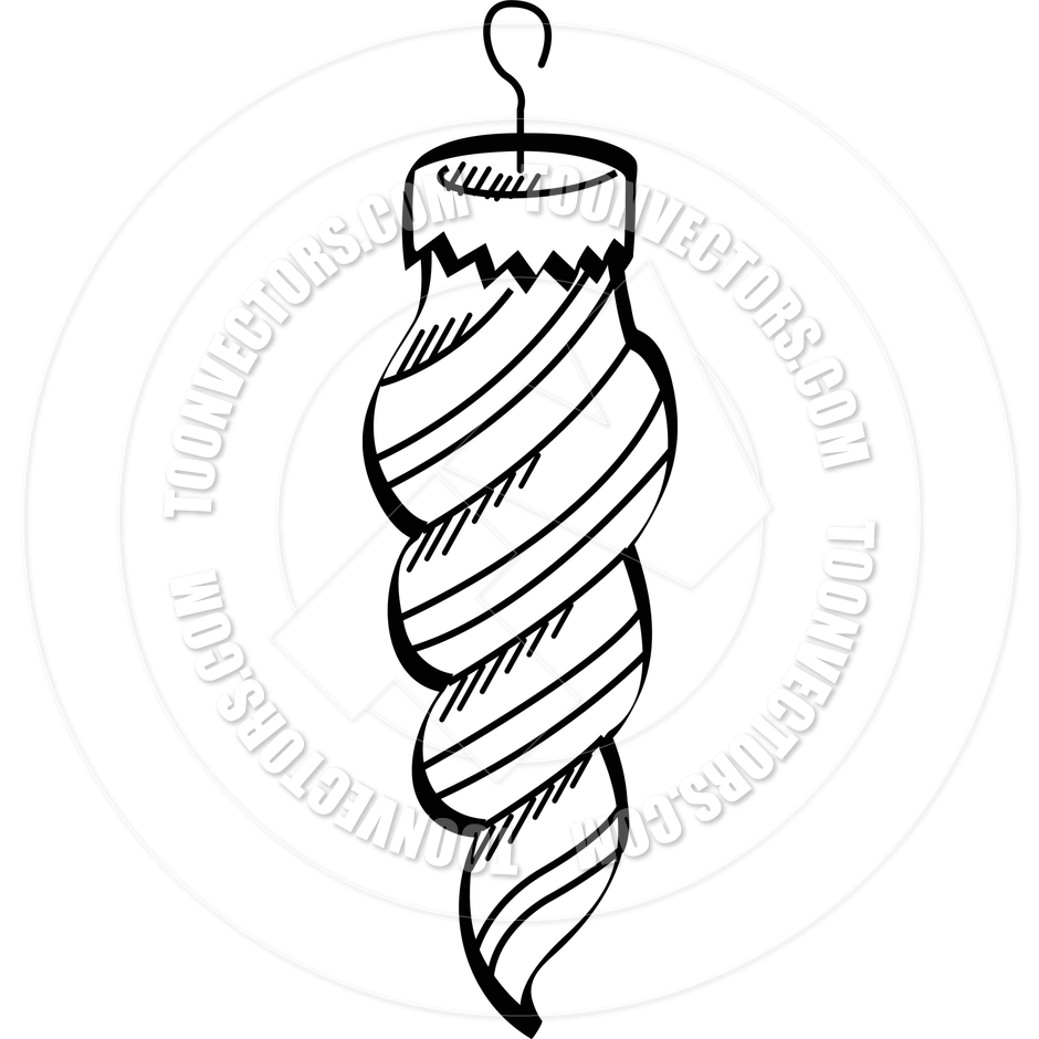 940x940 A Simple Coloured Drawing Of A Christmas Decor Vector Image