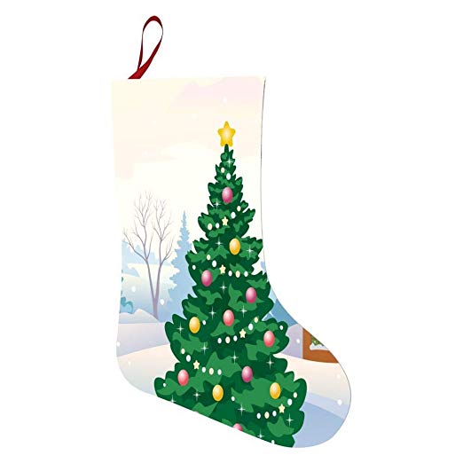 522x522 Green Drawing Christmas Tree Personalized Christmas