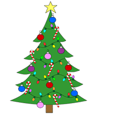 250x226 Cartoon Christmas Tree Step