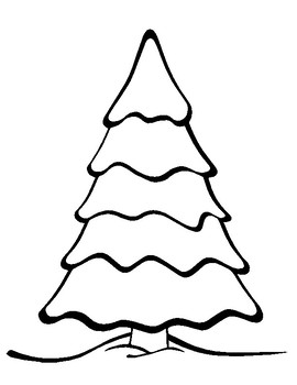 270x350 Blank Christmas Tree
