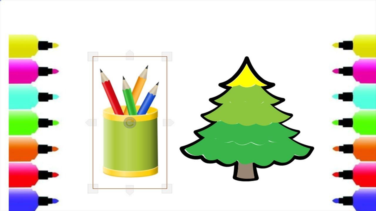 1280x720 Easy Drawings For Kids Christmas Tree