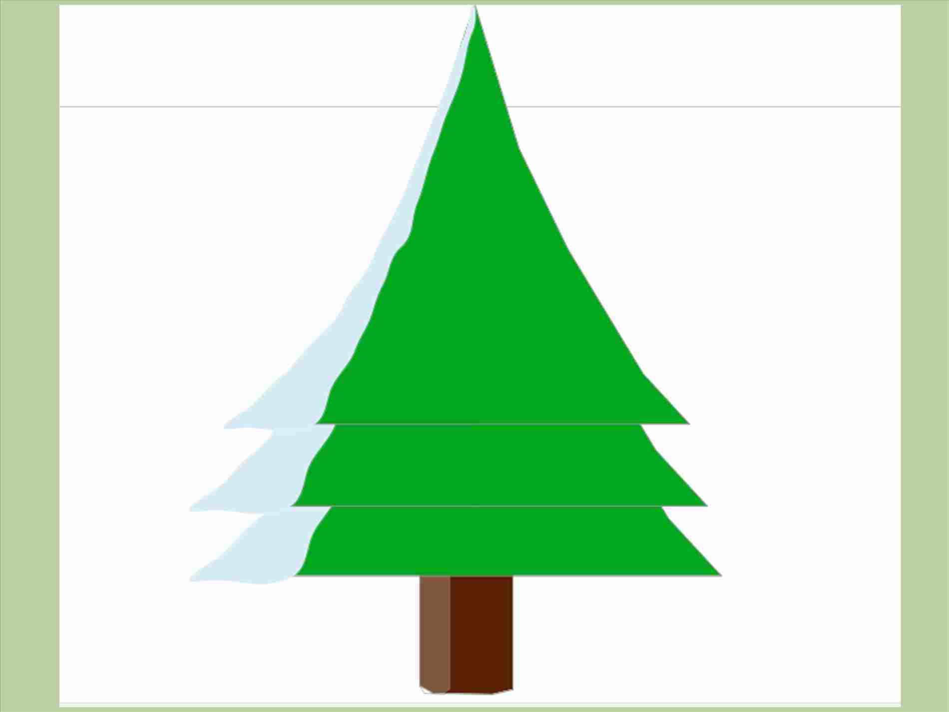 1900x1425 Easy Christmas Tree The Hit Canvasrhhitcanvascom How To Draw A Art