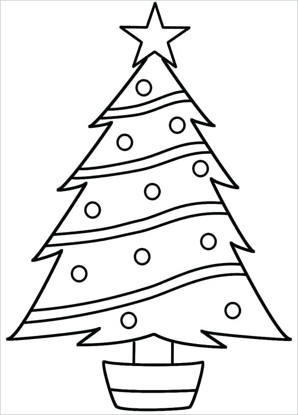 585x814 Christmas Tree Coloring