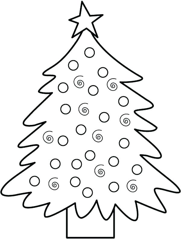 600x792 Christmas Tree Template For Kids