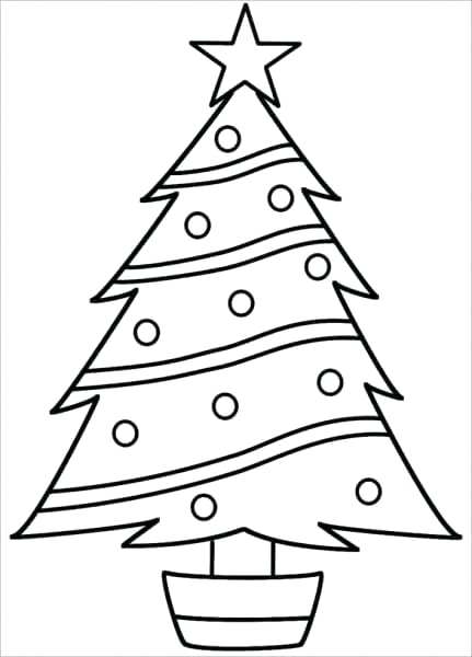 431x600 Christmas Tree Template For Kids