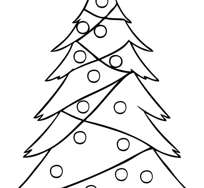 650x600 Sketch Of Christmas Tree Doodles Trees Draw A Christmas Tree