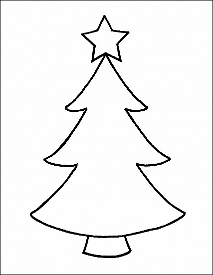427x551 Christmas Tree Coloring