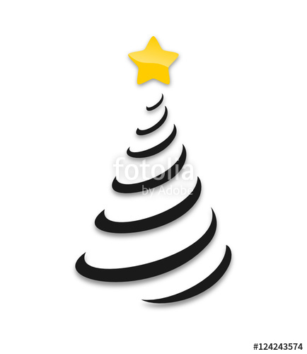 434x500 Christmas Tree Drawing Stock Image And Royalty Free Vector