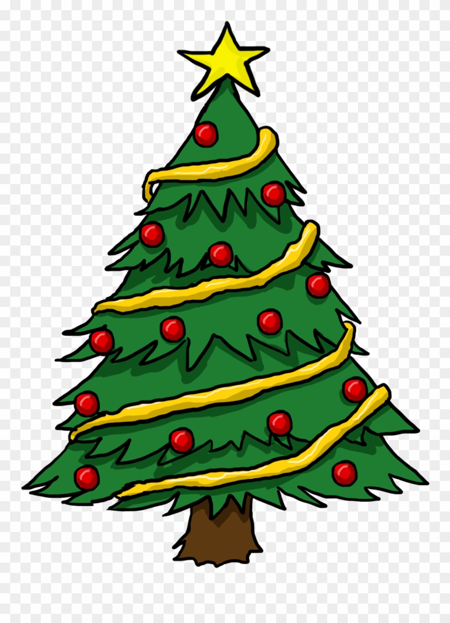 Christmas Tree Drawing Pic | Free download on ClipArtMag