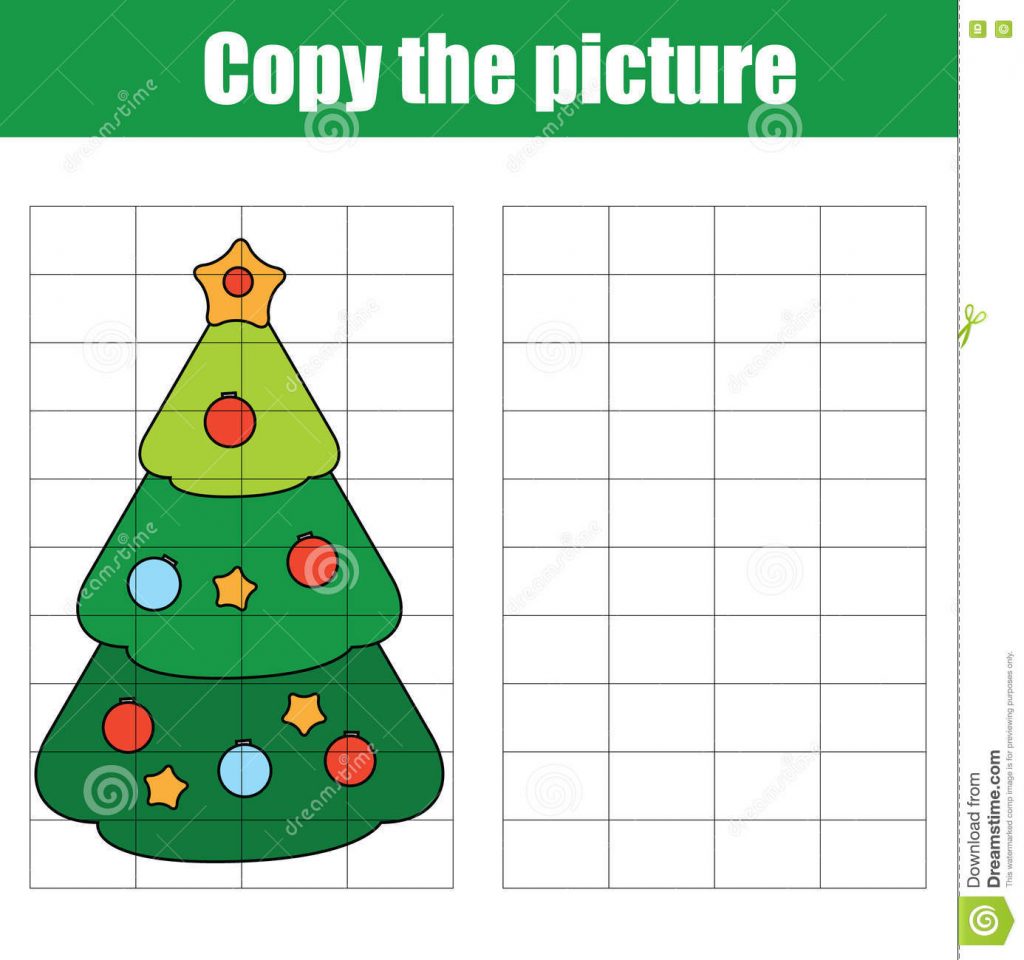 1024x960 Christmas Tree Christmas Tree Grid Copy Children Educational