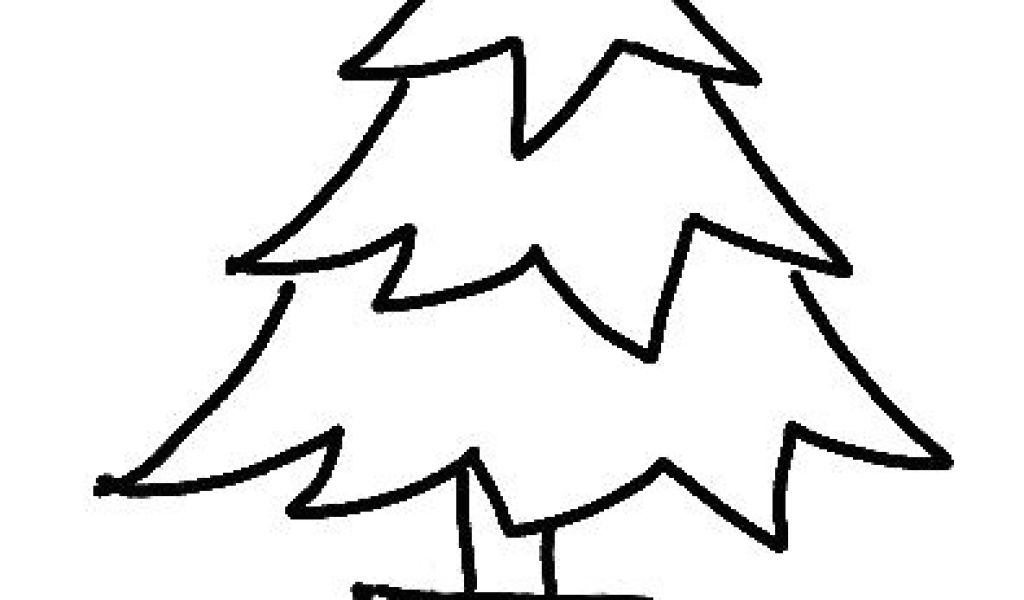1024x600 Drawing Cute Christmas Tree Draw A Christmas Tree Step