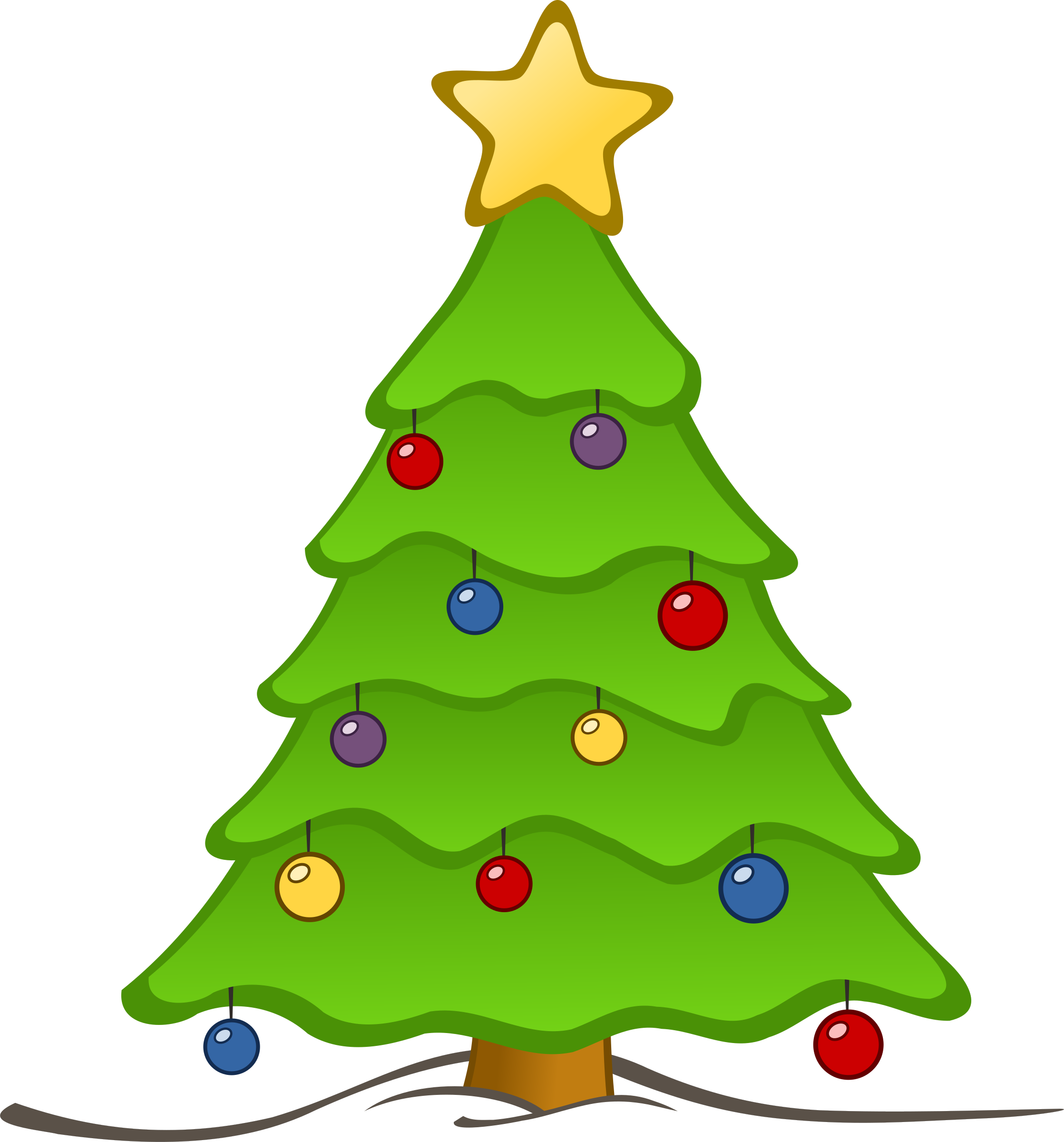 2237x2400 Collection Of 'christmas Trees Drawing' Download More Than
