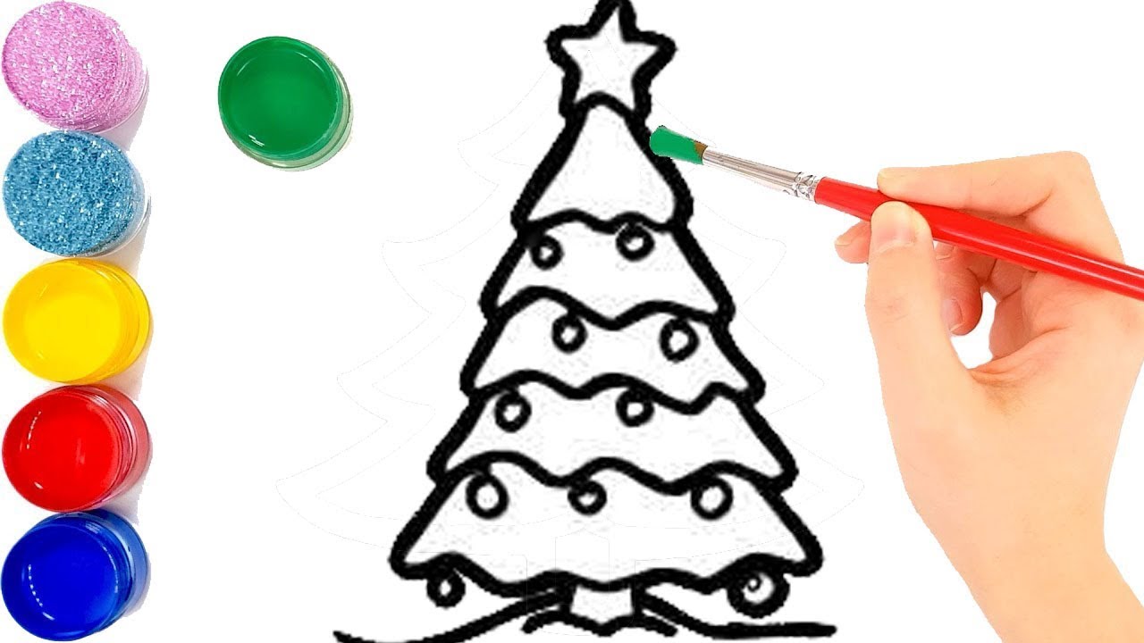 Christmas Tree Drawing Step By Step | Free download on ClipArtMag