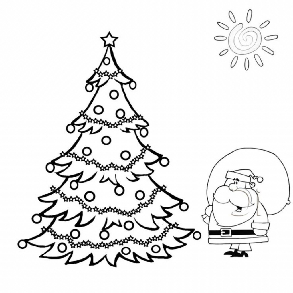 1024x1024 Christmas Tree Drawing Easy Video How To Make A Simple