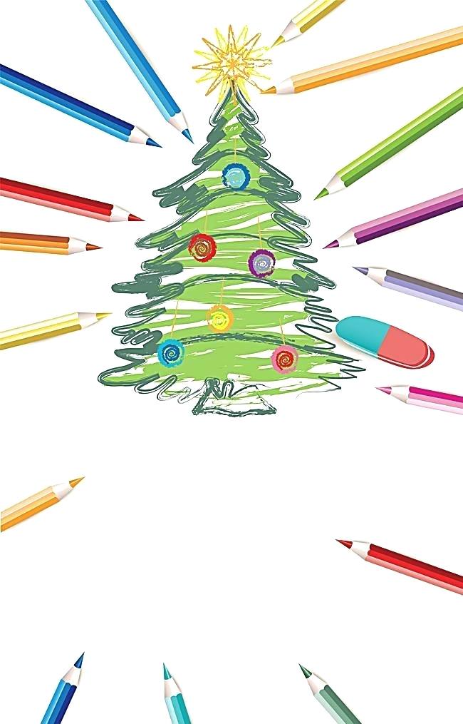 650x1015 Draw Christmas Tree How To Draw A Tree With Simple Step