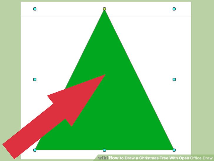 728x546 How To Draw A Christmas Tree With Open Office Draw