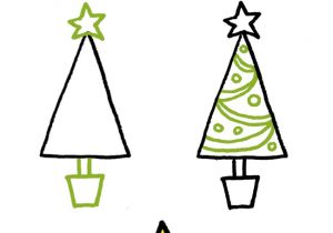 300x210 Steps To Draw A Christmas Tree Collection Of Stepstep