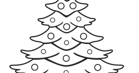 471x250 Christmas Tree Drawing Easy Steps With Colour Cute Images